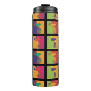 Peanuts   Modern Pop Art Snoopy Thermal Tumbler