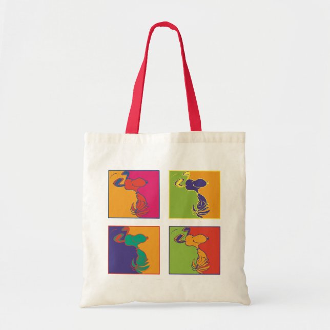 Peanuts | Modern Pop Art Snoopy Tote Bag (Front)