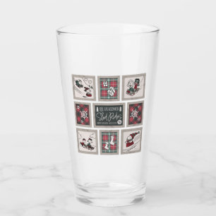 Peanuts   Old Fashioned Sleigh Rides Pattern Glass