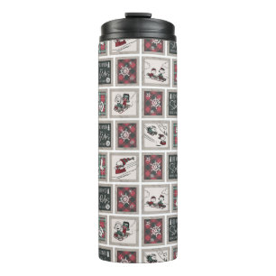 Peanuts   Old Fashioned Sleigh Rides Pattern Thermal Tumbler
