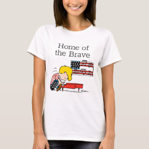 Peanuts   Patriotic Schroeder & His Piano T-Shirt