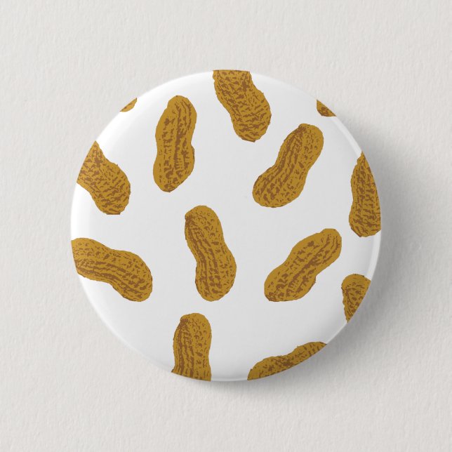Peanuts pattern 6 cm round badge (Front)