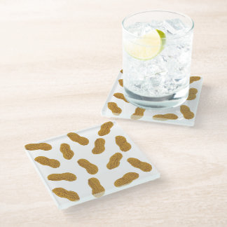 Peanuts Pattern Glass Coaster