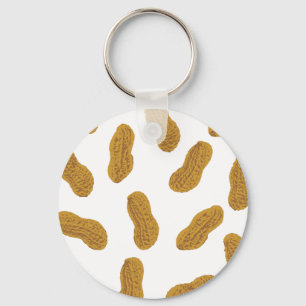 Peanuts pattern key ring