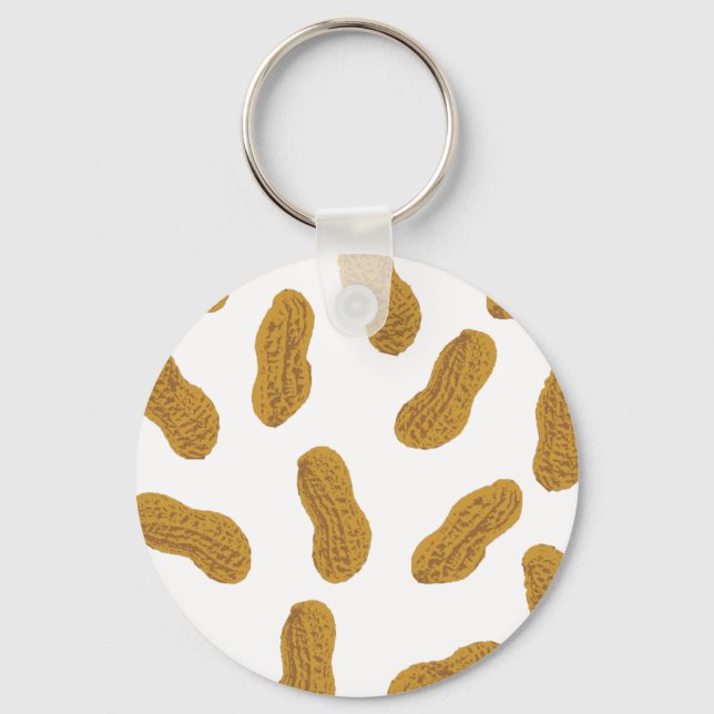 Peanuts pattern key ring (Front)