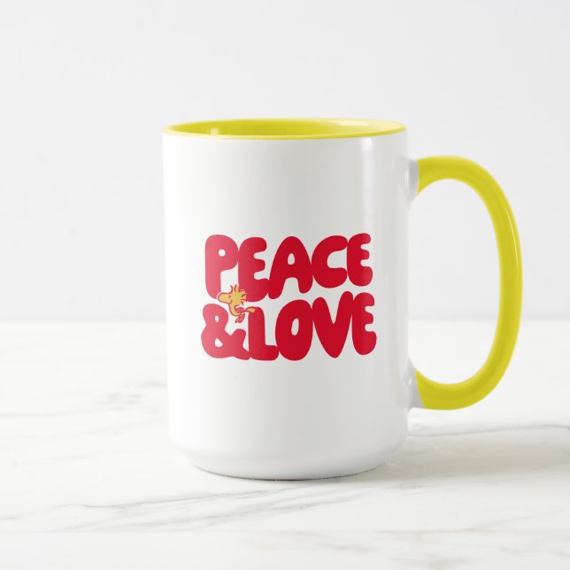 Peanuts | Peace & Love Woodstock Mug (Right)
