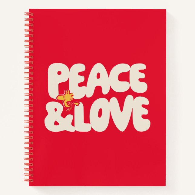 Peanuts | Peace & Love Woodstock Notebook (Front)