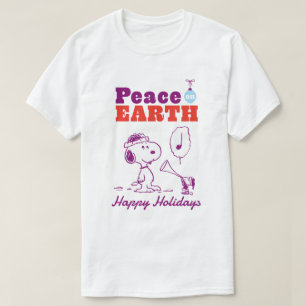 Peanuts   Peace on Earth Snoopy & Woodstock T-Shirt