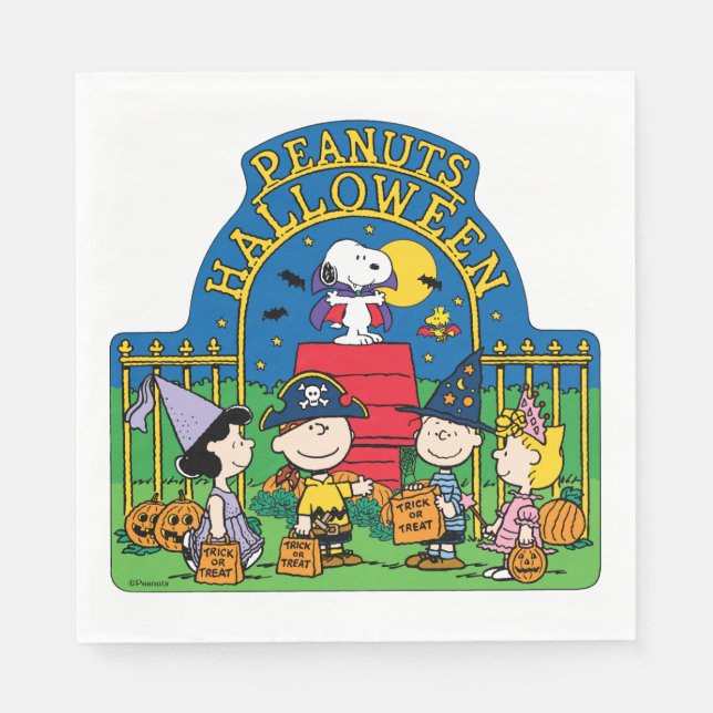 Peanuts | Peanuts Halloween Napkin (Front)