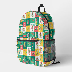 Peanuts Peppermint Dreams   Holiday Pattern Printed Backpack