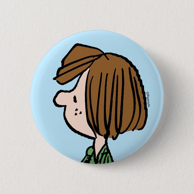 Peanuts | Peppermint Patty 6 Cm Round Badge (Front)