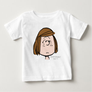 Peanuts   Peppermint Patty Confused Face Baby T-Shirt