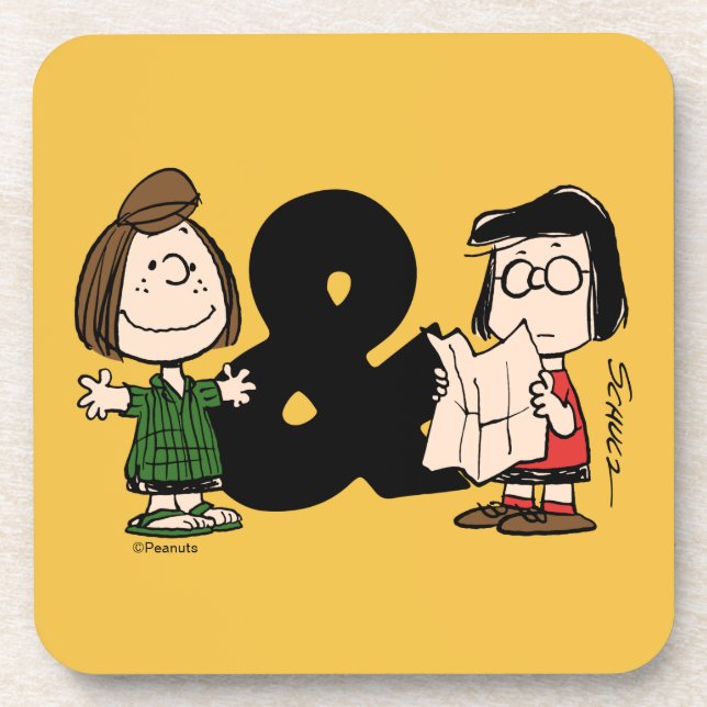 Peanuts | Peppermint Patty & Marcie Coaster (Front)