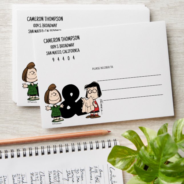Peanuts | Peppermint Patty & Marcie Envelope (Stacked)