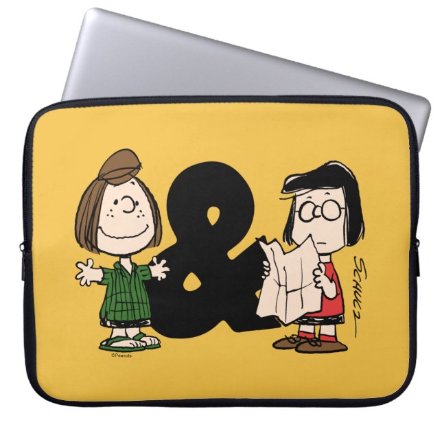 Peanuts | Peppermint Patty & Marcie Laptop Sleeve (Front)
