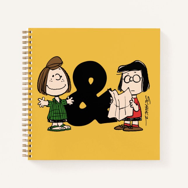 Peanuts | Peppermint Patty & Marcie Notebook (Front)