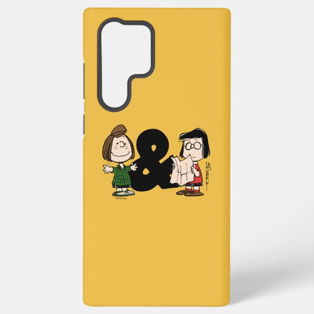 Peanuts | Peppermint Patty & Marcie Samsung Galaxy S22 Ultra Case (Back)