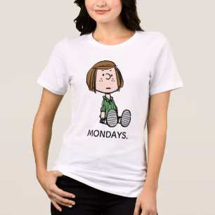 Peanuts Peppermint Patty Sitting Tri-Blend Shirt