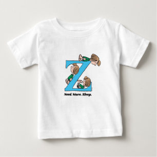 Peanuts   Peppermint Patty Sleepy Z Baby T-Shirt