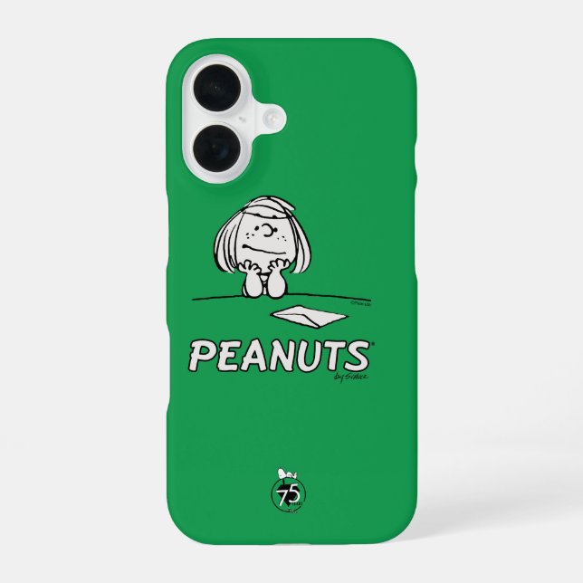 Peanuts | Peppermint Patty Thoughts iPhone 16 Case (Back)