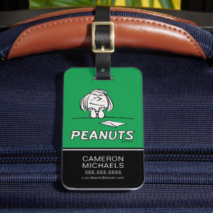 Peanuts   Peppermint Patty Thoughts Luggage Tag