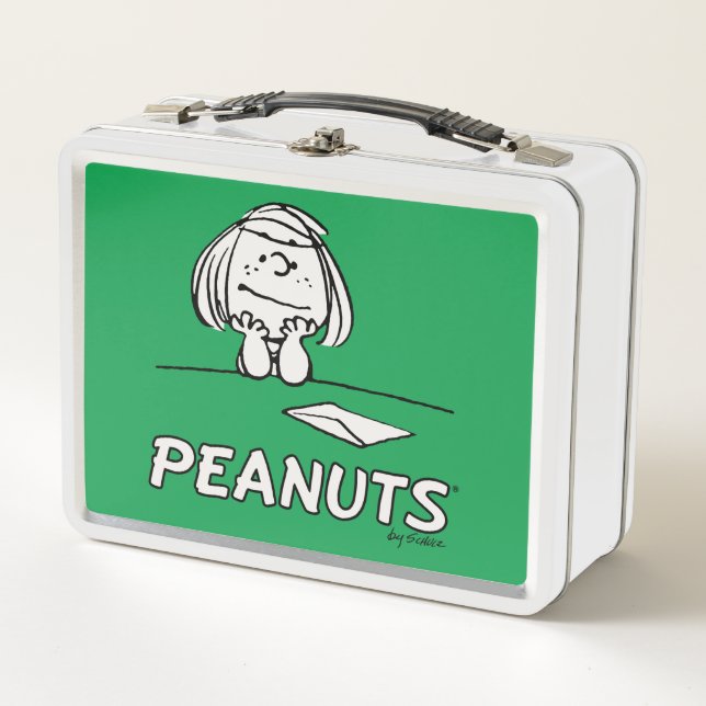 Peanuts | Peppermint Patty Thoughts Metal Lunch Box (Front)