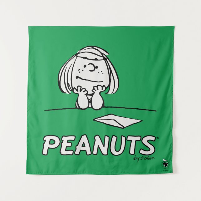 Peanuts | Peppermint Patty Thoughts Tapestry (Front)