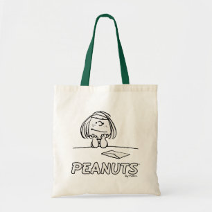 Peanuts Peppermint Patty Thoughts Tote Bag
