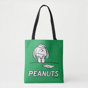 Peanuts   Peppermint Patty Thoughts Tote Bag