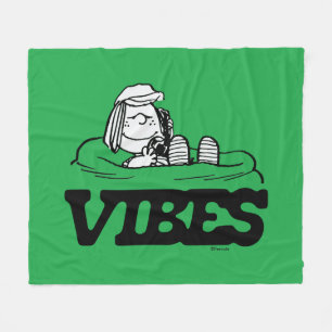 Peanuts   Peppermint Patty Vibes Fleece Blanket