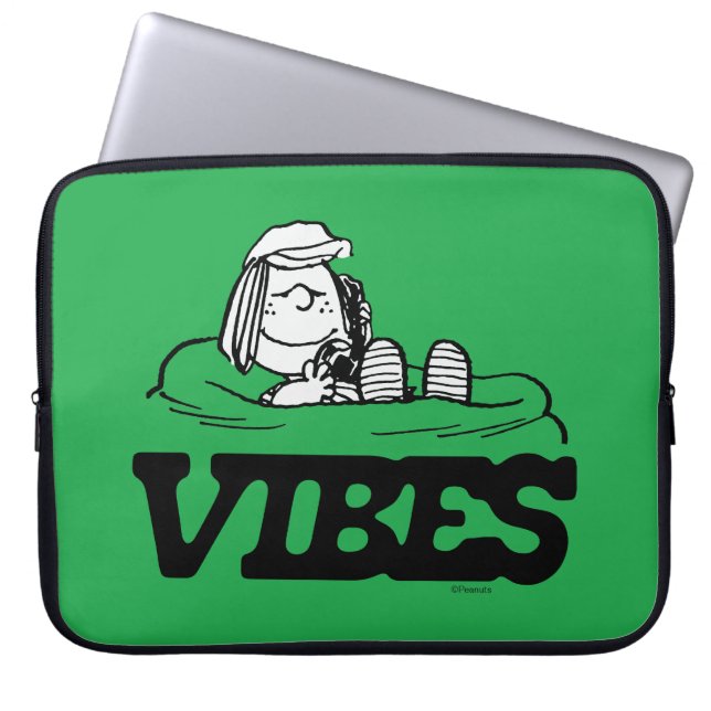 Peanuts | Peppermint Patty Vibes Laptop Sleeve (Front)