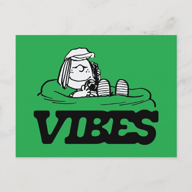 Peanuts | Peppermint Patty Vibes Postcard (Front)