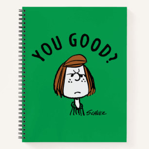 Peanuts   Peppermint Patty You Good? Notebook