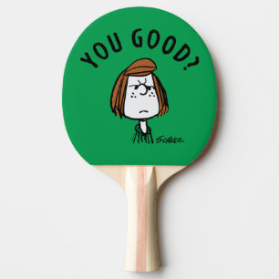 Peanuts   Peppermint Patty You Good? Ping Pong Paddle