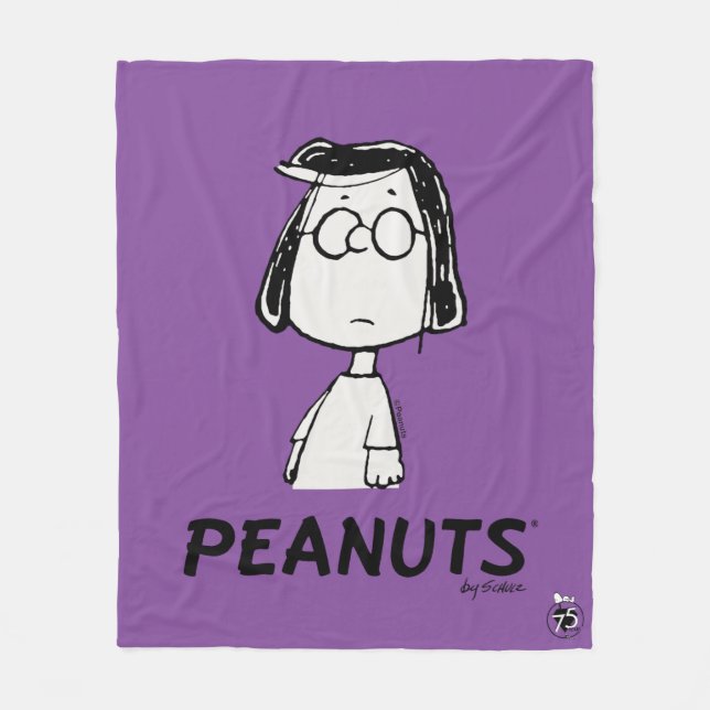 Peanuts Persistance | Marcie Fleece Blanket (Front)