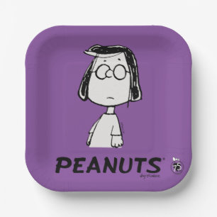 Peanuts Persistance   Marcie Paper Plate