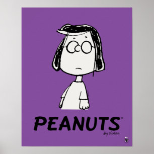 Peanuts Persistance   Marcie Poster