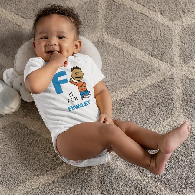 PEANUTS | Personalised Franklin Baby Bodysuit (Creator Uploaded)