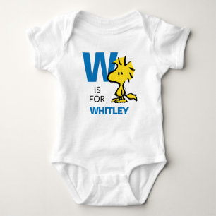 PEANUTS   Personalised Woodstock Baby Bodysuit