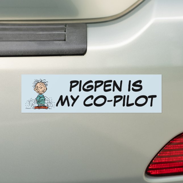 Peanuts | Pigpen Bumper Sticker (On Car)