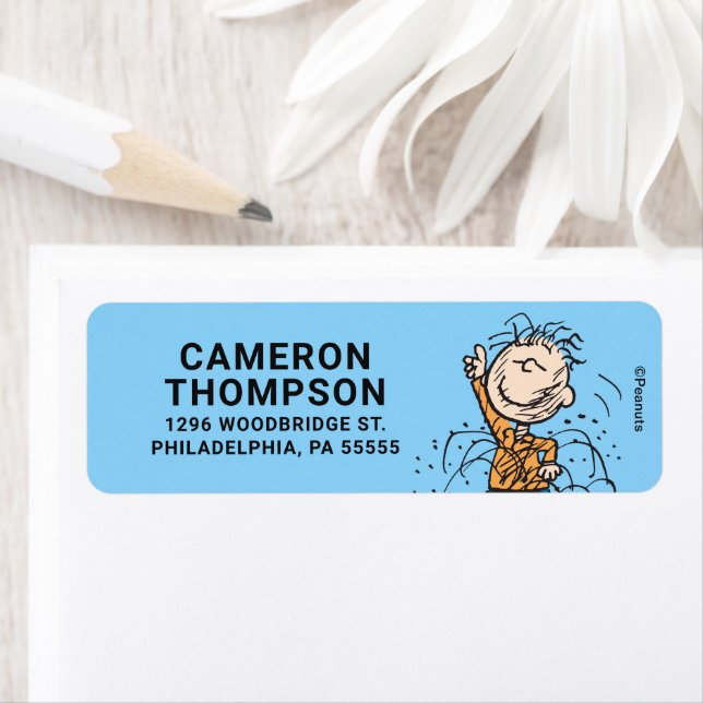 Peanuts | Pigpen Dancing Return Address Label (Insitu)