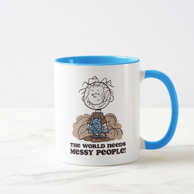 Peanuts | Pigpen The World Needs Messy People! Mug (Right)