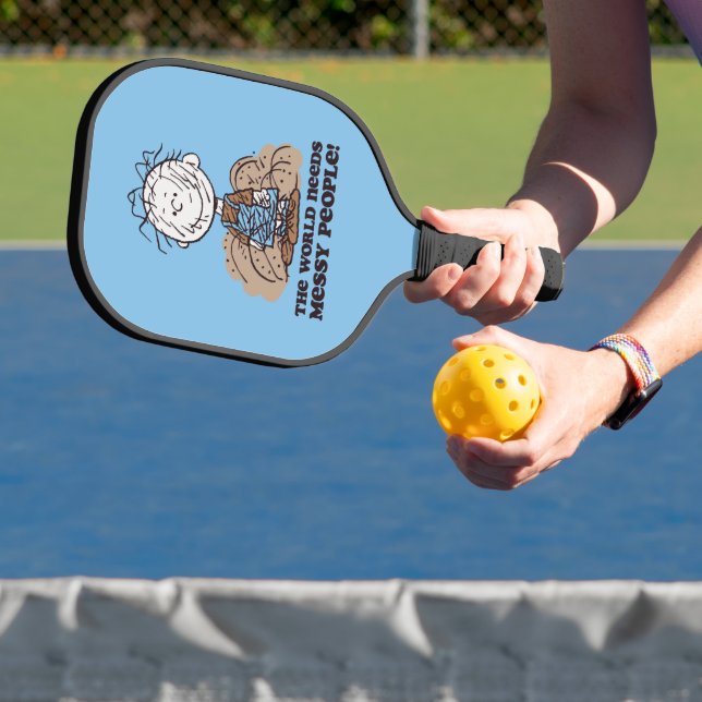 Peanuts | Pigpen The World Needs Messy People! Pickleball Paddle (Insitu)