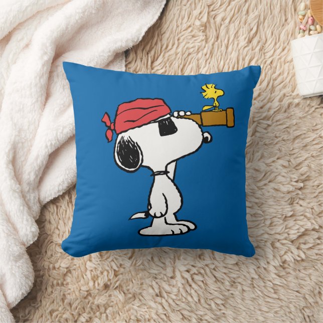 Peanuts | Pirate Snoopy and Woodstock Cushion (Blanket)