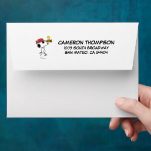 Peanuts   Pirate Snoopy and Woodstock Envelope