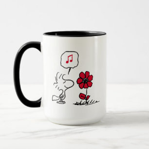 PEANUTS   Red & Black Pattern Mug