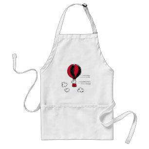PEANUTS   Red & Black Pattern Standard Apron