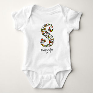 Peanuts   S is for Snoopy Baby Bodysuit