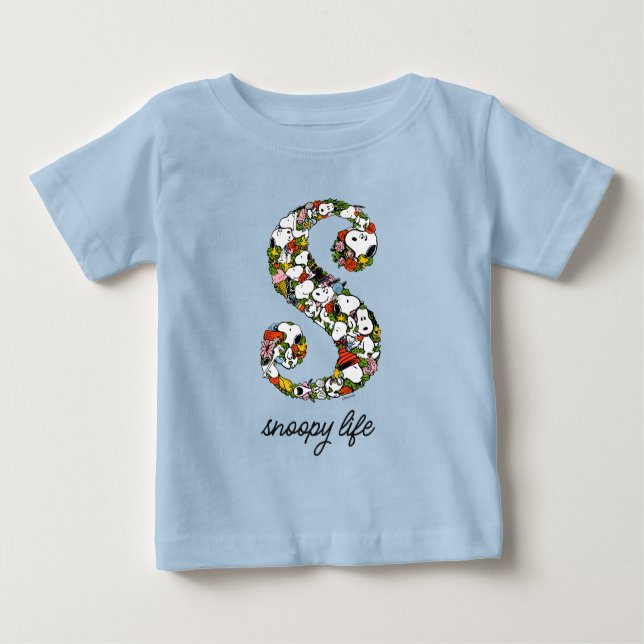 Peanuts | S is for Snoopy Baby T-Shirt (Front)