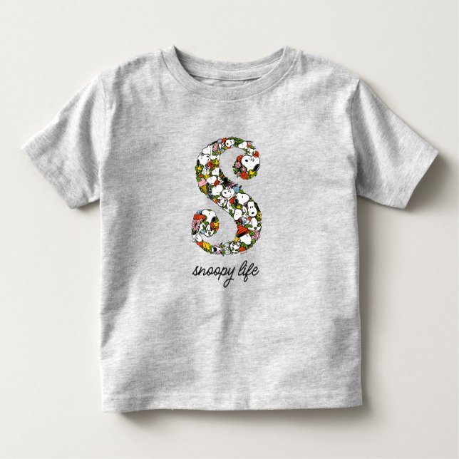 Peanuts | S is for Snoopy Toddler T-Shirt (Front)